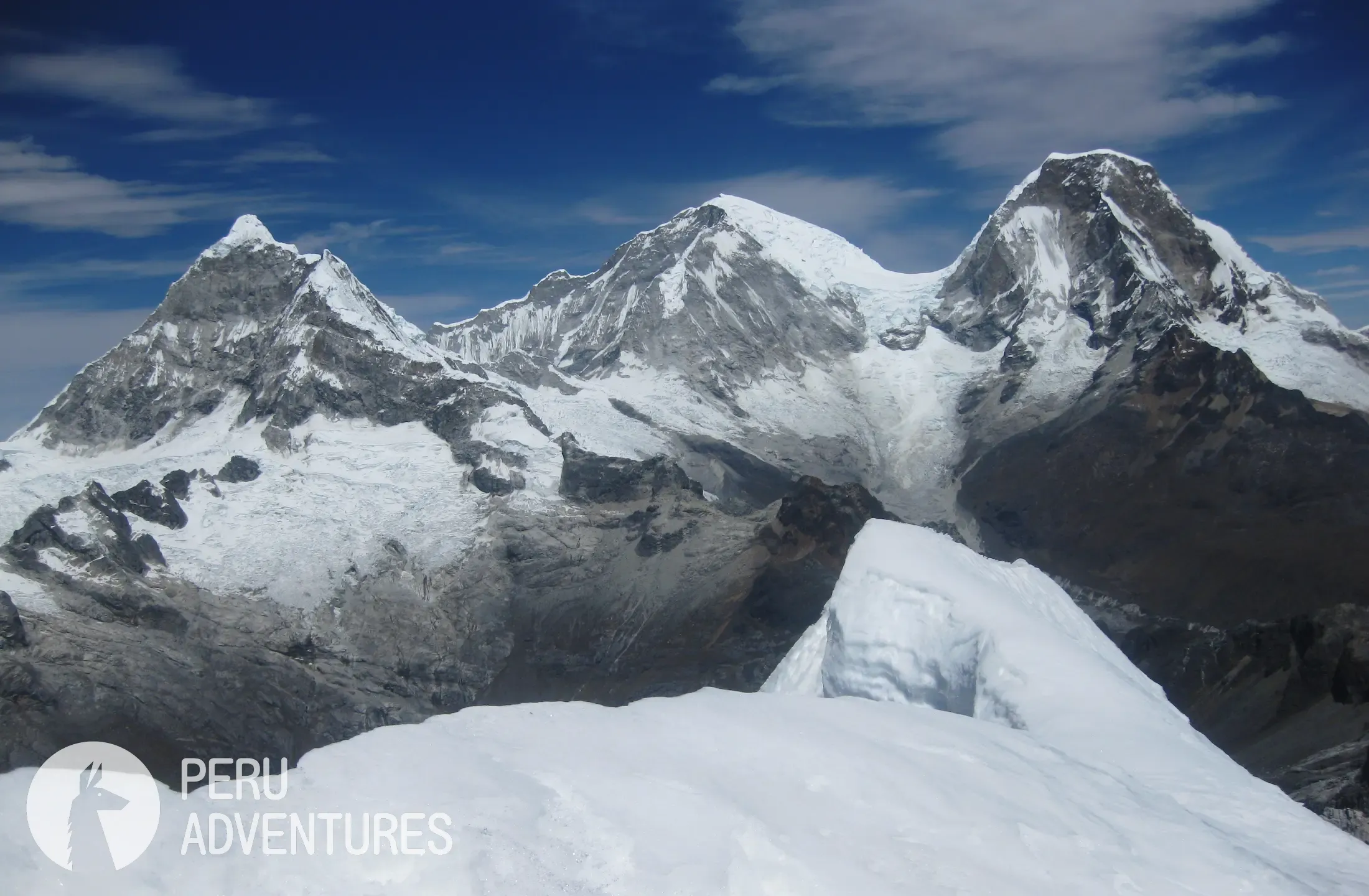 Santa Cruz Trek and Climbing nevado Chopicalqui